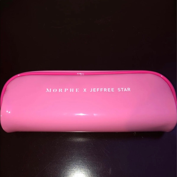 Jeffree Star Pink X Morphe Cosmetic Bag Case New - Picture 1 of 3